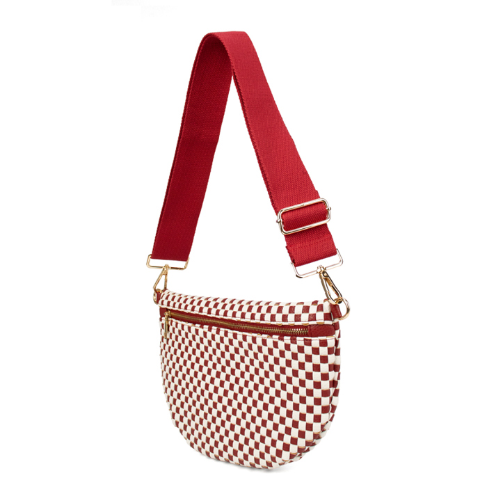 The Fiona | Checkered Woven Bum Bag (11 Colors)