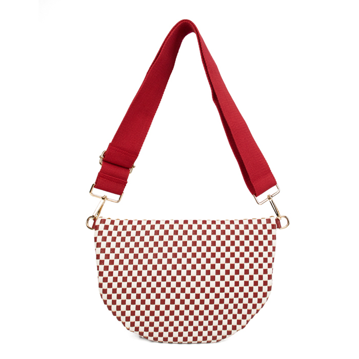 The Fiona | Checkered Woven Bum Bag (11 Colors)