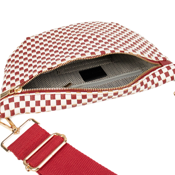 The Fiona | Checkered Woven Bum Bag (11 Colors)