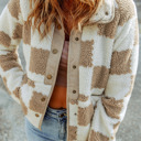 XL The Dylan | Checkered Sherpa Jacket