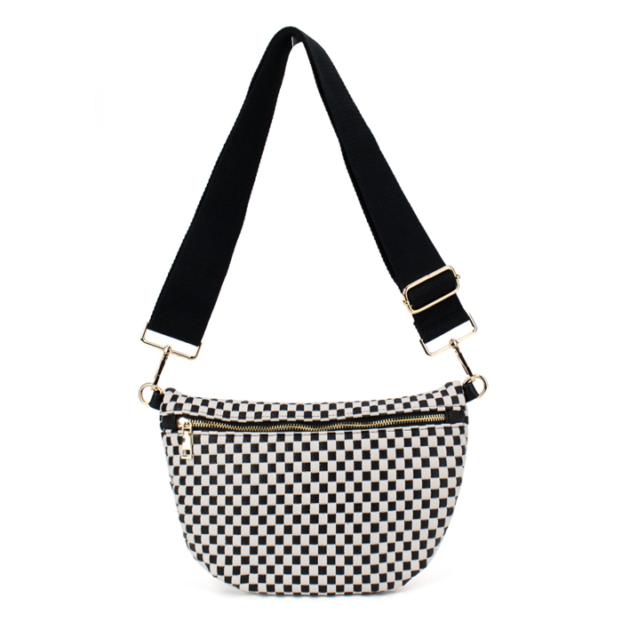 The Fiona | Checkered Woven Bum Bag (11 Colors)