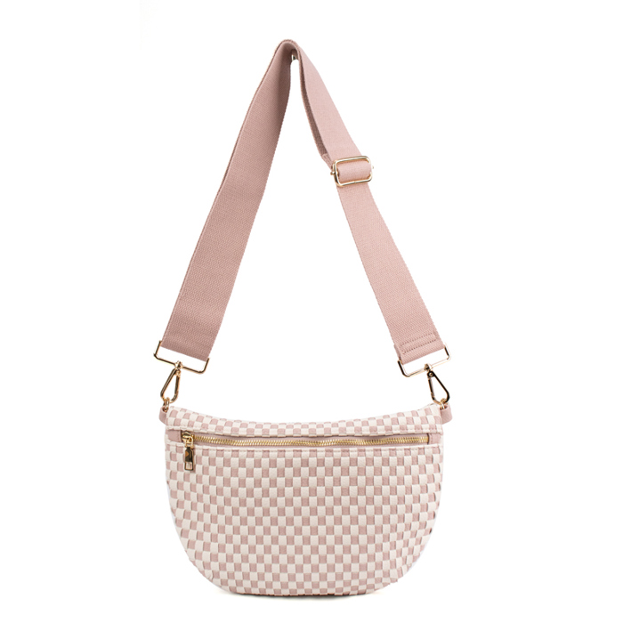 The Fiona | Checkered Woven Bum Bag (11 Colors)