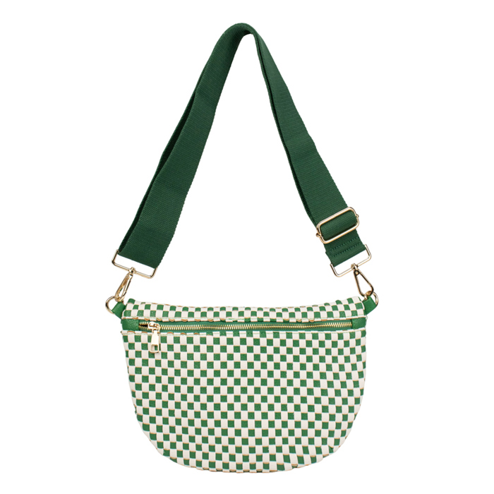 The Fiona | Checkered Woven Bum Bag (11 Colors)