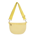 The Fiona | Checkered Woven Bum Bag (11 Colors)