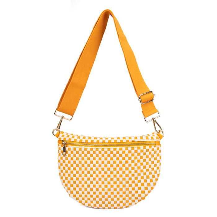 The Fiona | Checkered Woven Bum Bag (11 Colors)