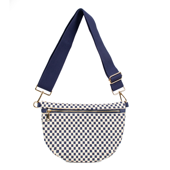 The Fiona | Checkered Woven Bum Bag (11 Colors)