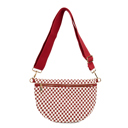  The Fiona | Checkered Woven Bum Bag (11 Colors)