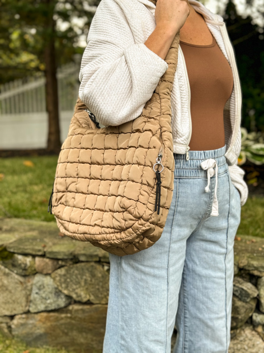 The Ashton | Puffer Hobo Tote | 13 Colors