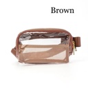 Brown The Sydney | Clear Belt Bag | 5 Colors