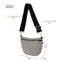  The Fiona | Checkered Woven Bum Bag (11 Colors)