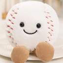 Sports White Sport Ball Plush Toys