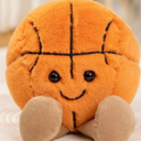 Sports Orange Sport Ball Plush Toys