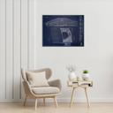18x24" unframed print Globe Life Field MLB Ballpark Unframed Art Prints