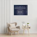 18x24" unframed print Lucas Oil Stadium NFL Stadium Unframed Art Prints