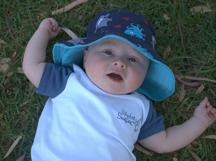Baby Sun Hats with UPF 50+ Protection - Reversible UPF 50+