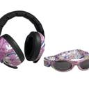 Peace Doodle Baby Hearing Protection Earmuffs & Wrap Around Sunglasses Combo Set