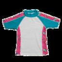 Coolgardie Pink 4 Girls 4-6 Short Sleeve Rashguards