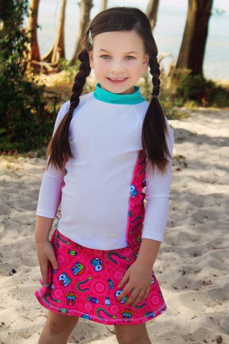 Girls 2 Long Sleeve Rashguards
