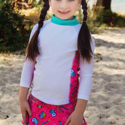 Girls 2 Long Sleeve Rashguards