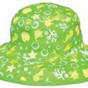 Green Tide Childrens Sun Hats with UPF 50+ Protection - Reversible UPF 50+