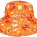 Orange Tide Childrens Sun Hats with UPF 50+ Protection - Reversible UPF 50+