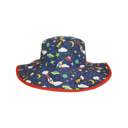 Space Childrens Sun Hats with UPF 50+ Protection - Reversible UPF 50+