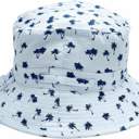 Small Light Palm Tree Childrens Sun Hats with UPF 50+ Protection with Toggle