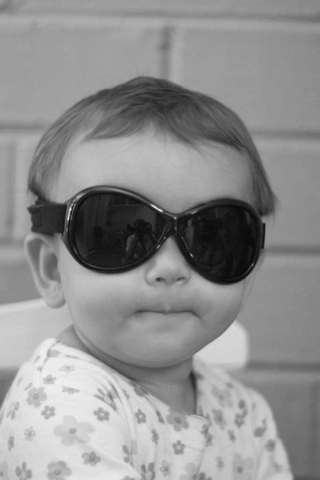 Baby Wrap Around Sunglasses - Retro Wrap Around