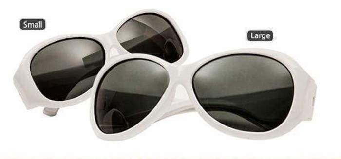 Big & Little Kids Matching Wrap Around Sunglasses - Retro Shape