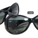 Retro Onyx Small Big & Little Kids Matching Wrap Around Sunglasses - Retro Shape