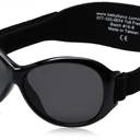 Onyx Baby Wrap Around Sunglasses - Retro Wrap Around
