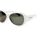 Retro Ivory Big & Little Kids Matching Wrap Around Sunglasses - Retro Shape