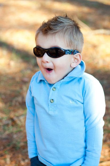 Toddler Wrap Around Sunglasses - Bubzee Polarized Wrap Around