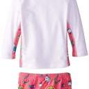Coolgardie Pink 6-12M Baby & Toddler Rashguard & Swim Diaper Set