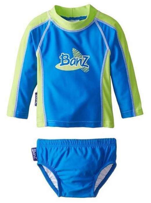 Baby & Toddler Rashguard & Swim Diaper Set