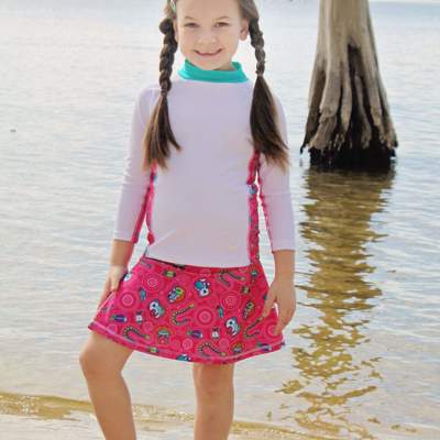 Girls 2 Long Sleeve Rashguard Set