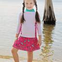 Girls 2 Long Sleeve Rashguard Set