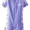 Lilac Toddler 2/2T/3 One Piece UV Swimsuit