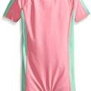 Pink / Mint Toddler 2/2T/3 One Piece UV Swimsuit