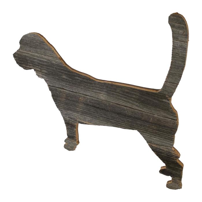 Rustic Farmhouse Beagle Cutout Reclaimed Wood Silhouette