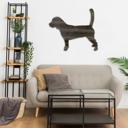 Beagle 24 inches Rustic Farmhouse Beagle Cutout Reclaimed Wood Silhouette