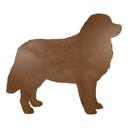 Bernese Mountain Dog 18 inches Rustic Farmhouse Bernese Mountain Dog Cutout Reclaimed Wood Silhouette