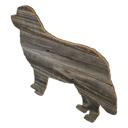Bernese Mountain Dog 24 inches Rustic Farmhouse Bernese Mountain Dog Cutout Reclaimed Wood Silhouette