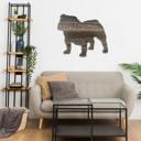  Rustic Farmhouse Bulldog Cutout Reclaimed Wood Silhouette