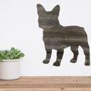 French Bulldog 12 inches Rustic Farmhouse French Bulldog Cutout Reclaimed Wood Silhouette