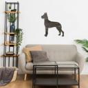  Rustic Farmhouse Great Dane Cutout Reclaimed Wood Silhouette