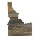 Idaho Rustic Farmhouse Reclaimed Wood Home State Wall Sign