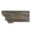 Montana Rustic Farmhouse Reclaimed Wood Home State Wall Sign