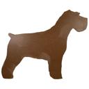 Miniature Schnauzer 12 inches Rustic Farmhouse Miniature Schnauzer Cutout Reclaimed Wood Silhouette