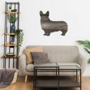  Rustic Farmhouse Welsh Corgi Cutout Reclaimed Wood Silhouette